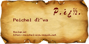 Peichel Éva névjegykártya